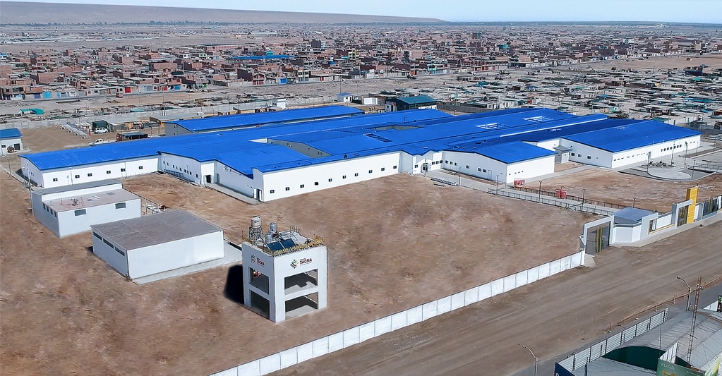 El Hospital Hipólito Unanue fue construido en un área de 12,000 m2 en Tacna.